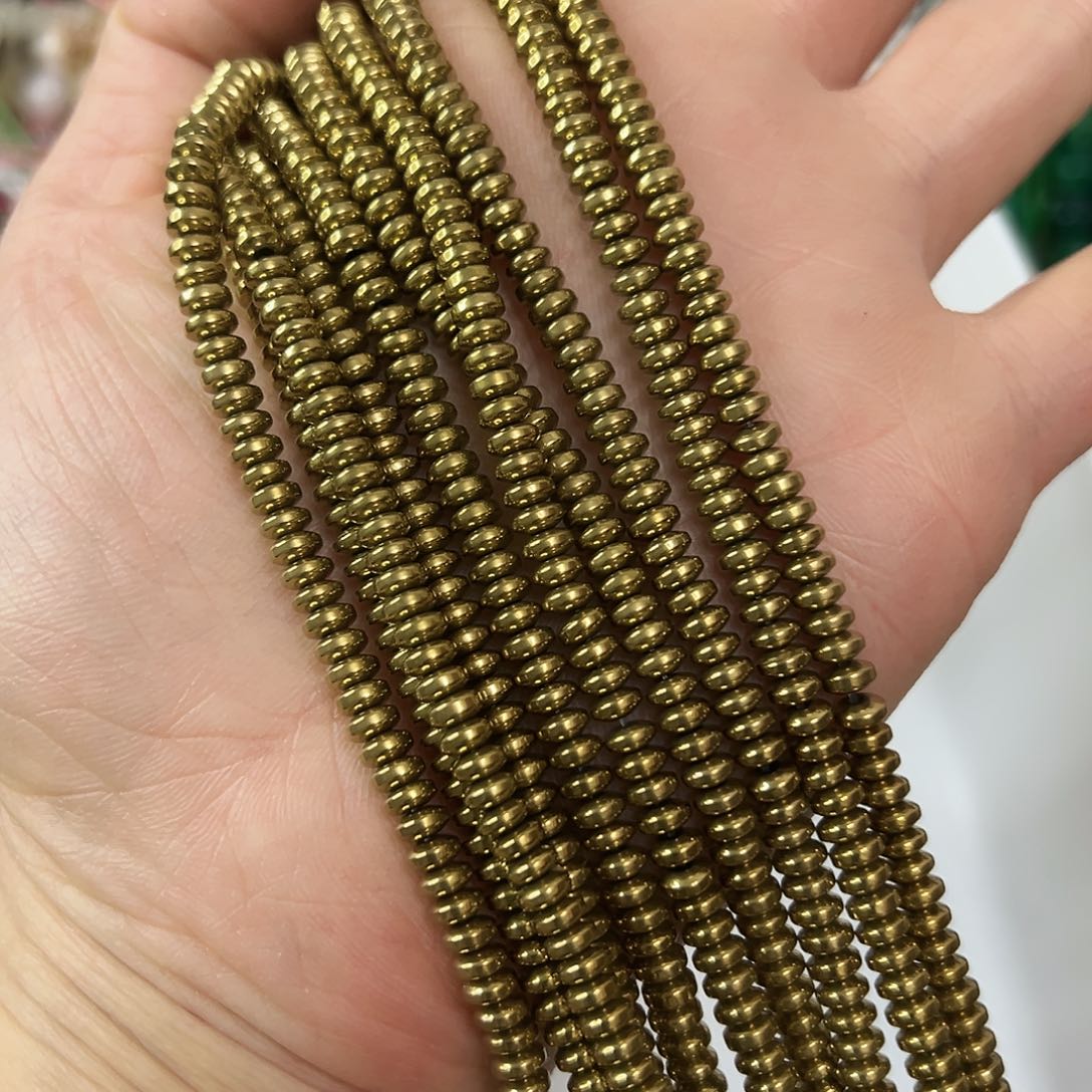 玛瑙/玉髓未镶嵌珠宝半成品，卡4黑胆石一条