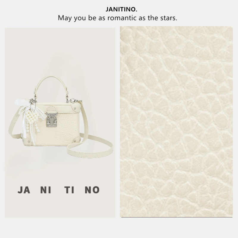 JANITINO/佳妮蒂诺当季新款时尚百搭简约手提单肩包286米白