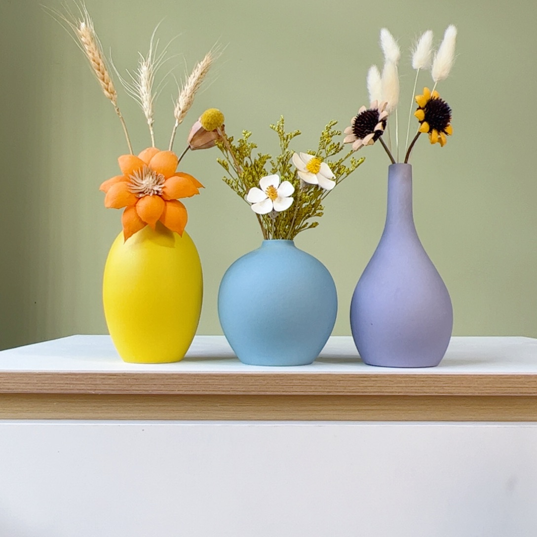 陶瓷花瓶陶瓷花瓶带花高度20-30厘米左右