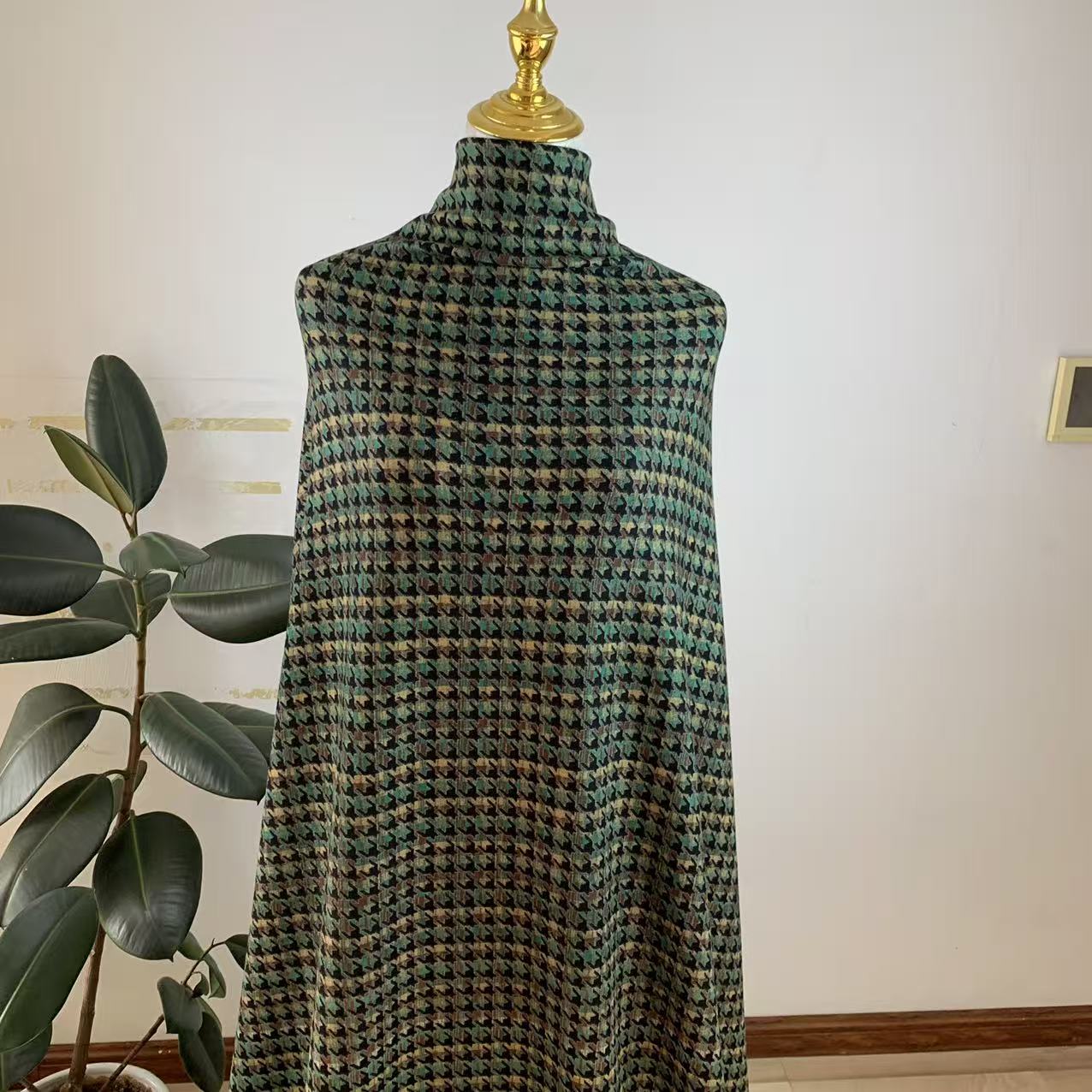 高端服装面料石墨烯双面蚕丝奥绒穿上舒适保暖