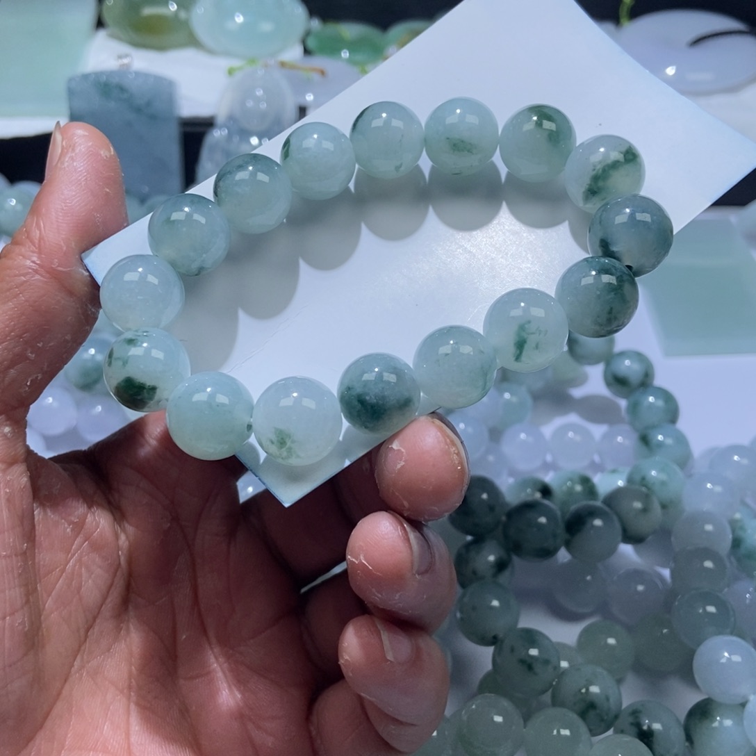 定制翡翠未镶嵌卡12.8-13