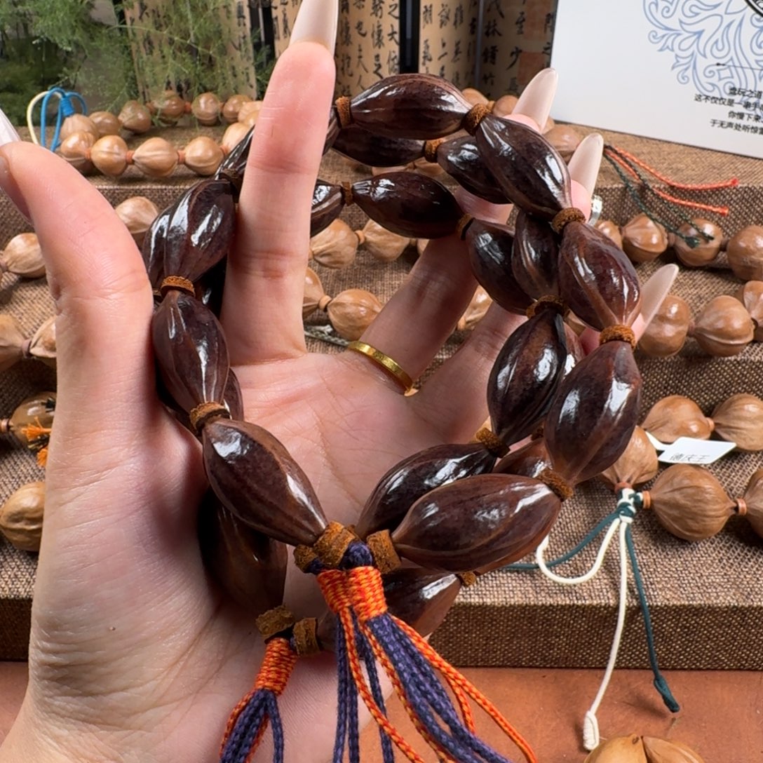 橄榄核吊坠紫皮……………