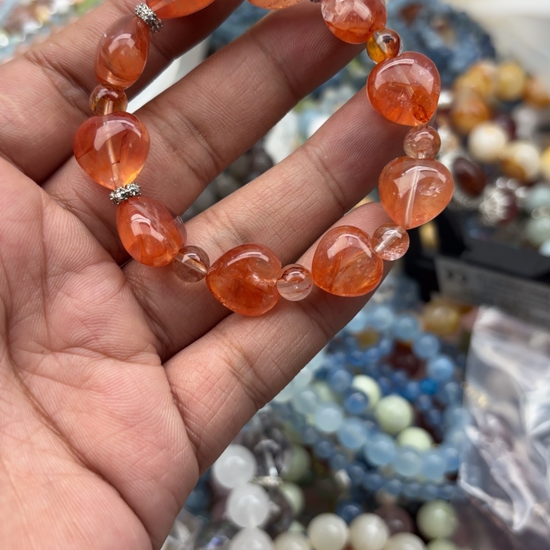 水晶手链银S925镶嵌