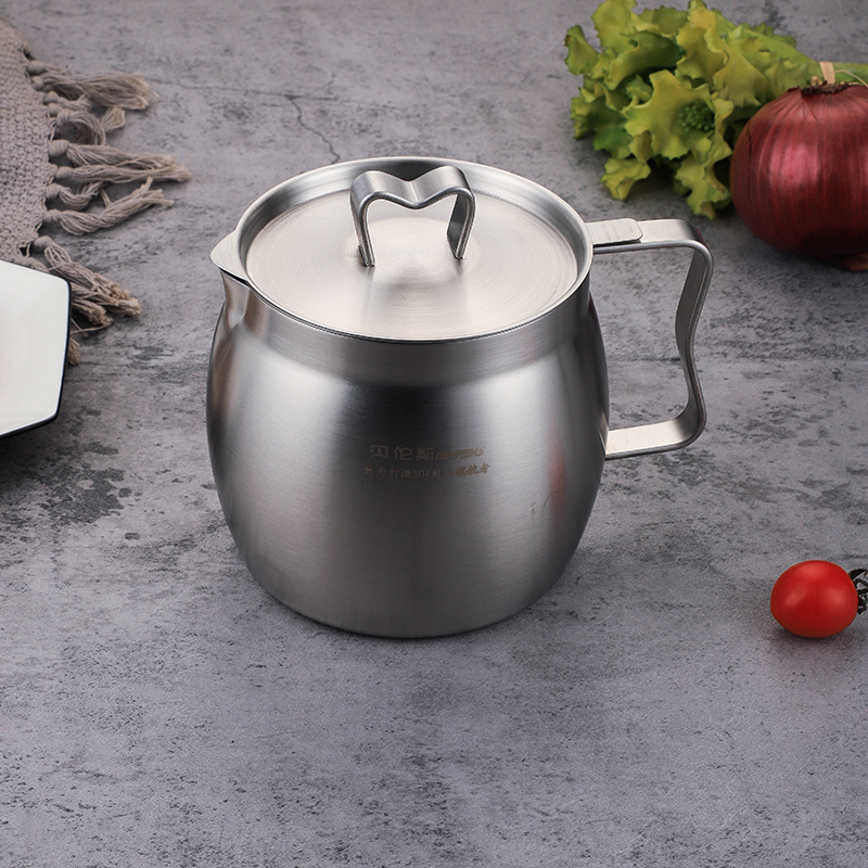 Behrens/贝伦斯/滤油壶304不锈钢过滤带盖防摔防烫多功能大号欧式