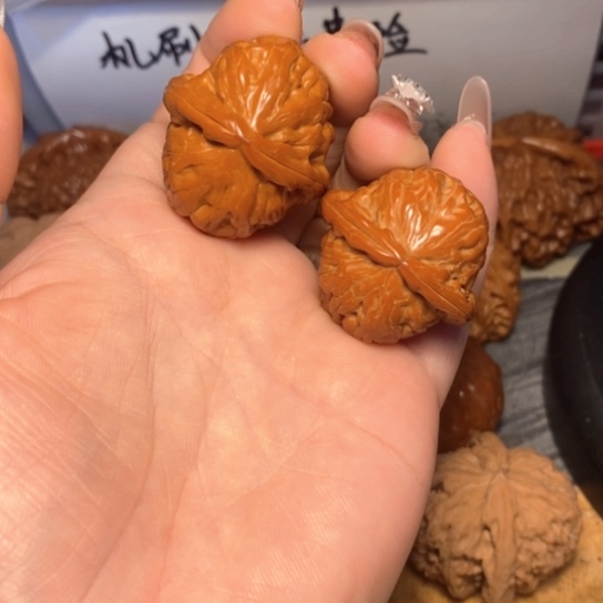 吊坠文玩核桃白狮子