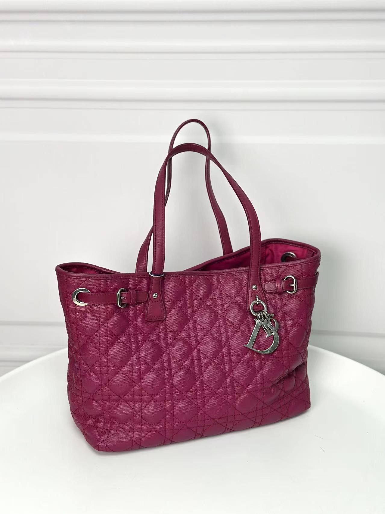 95新 DIOR/迪奥 CS5909 DIOR迪奥 玫粉色菱格托特