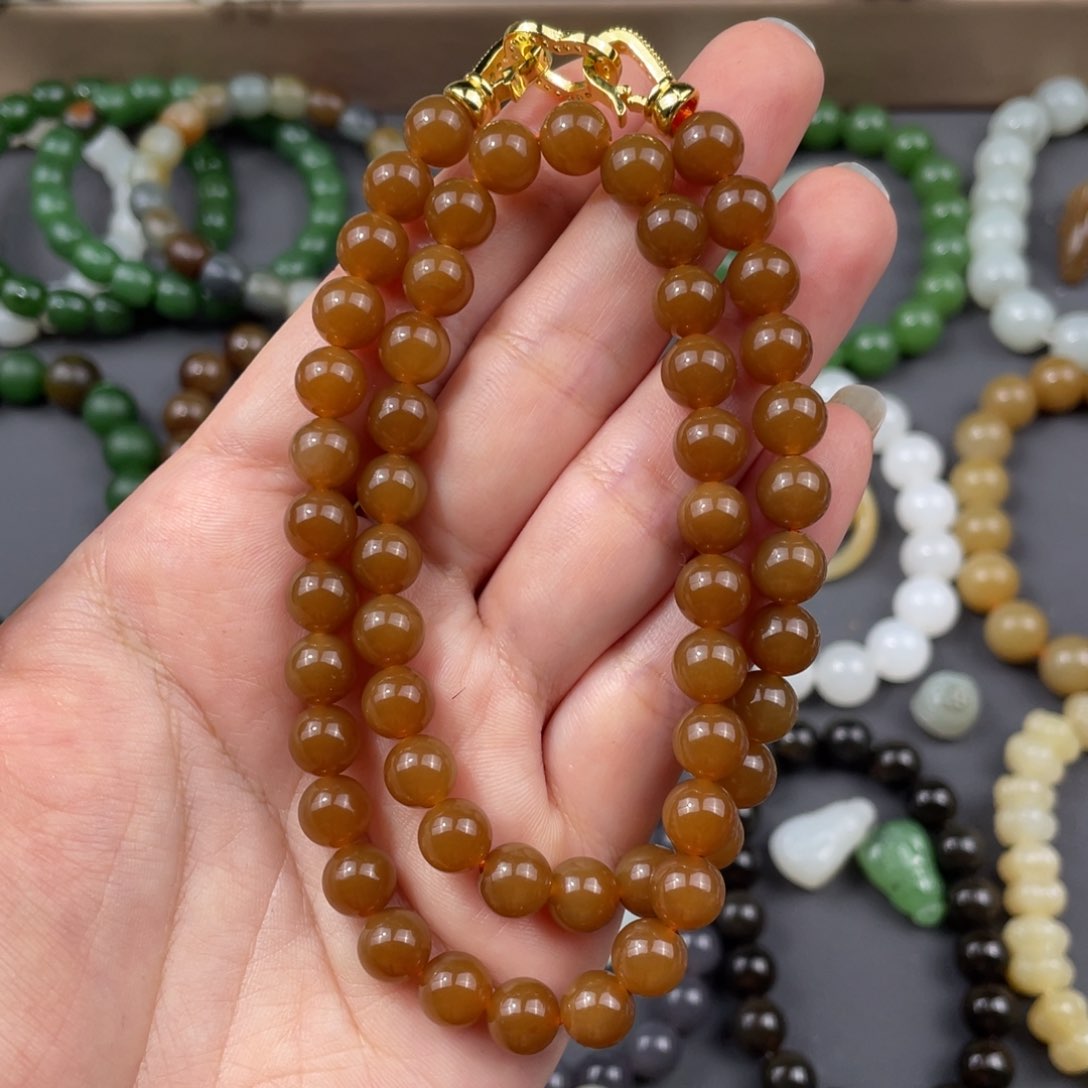 和田玉手串未镶嵌