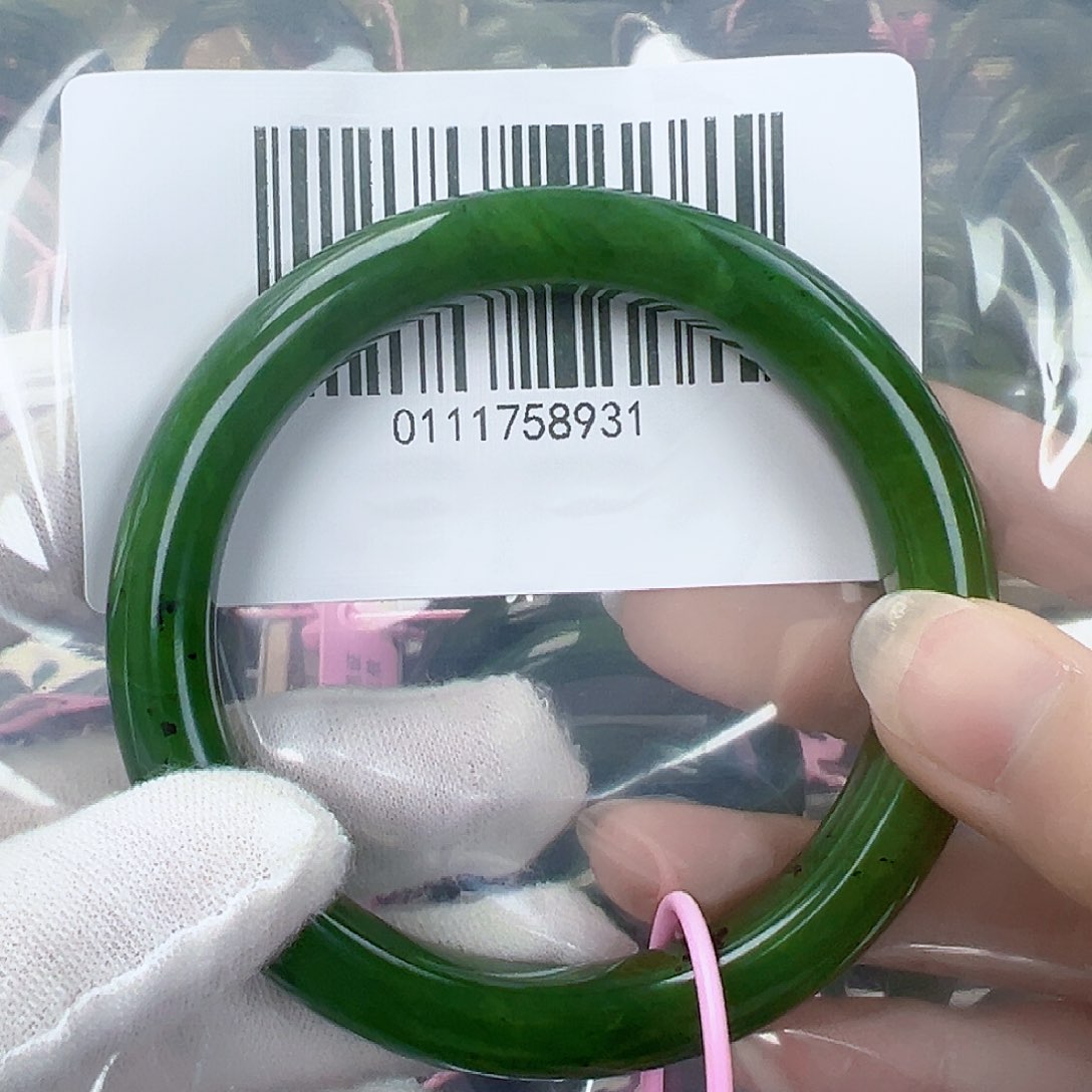 和田玉（碧玉）手镯未镶嵌6162