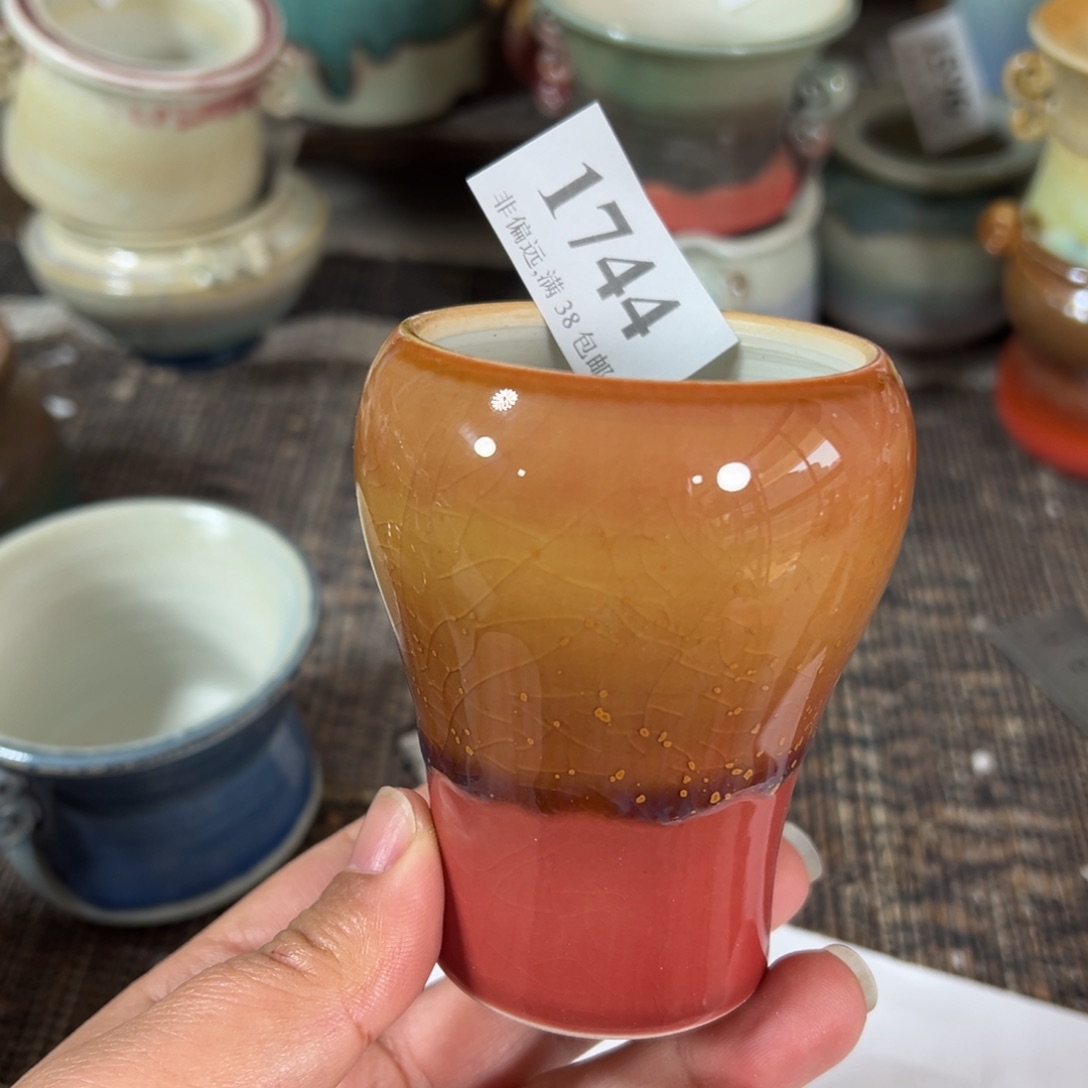 红陶景德镇手工花盆