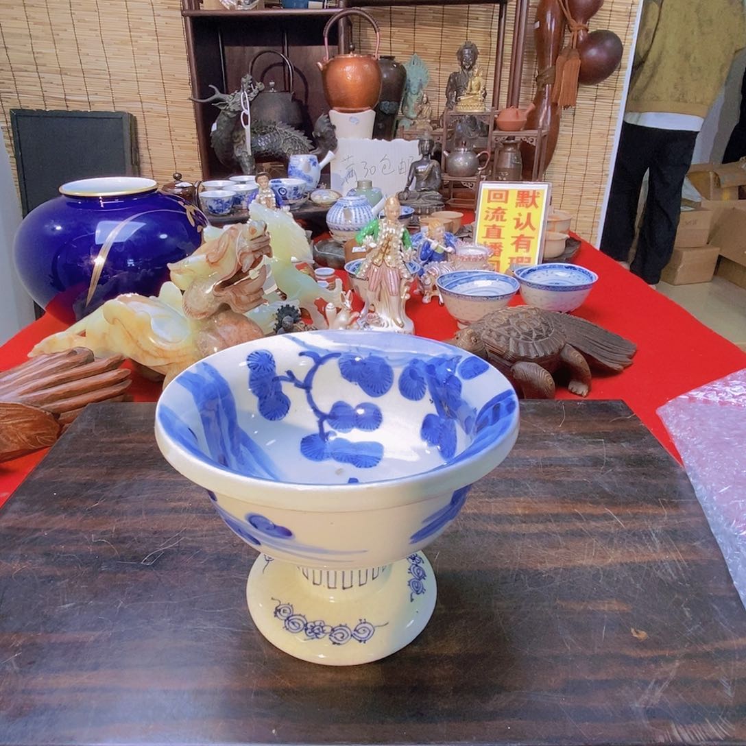 精美家用青花杯洗一客c7