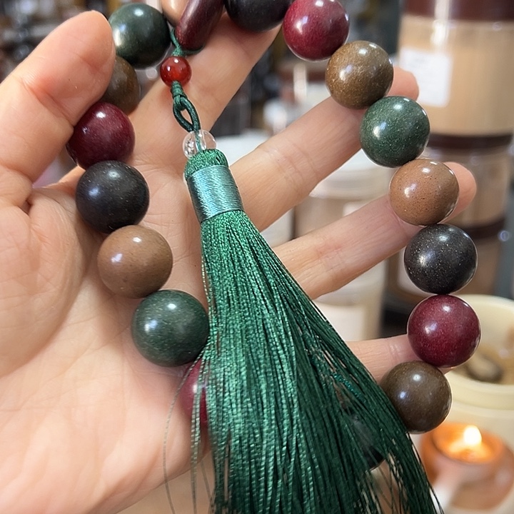 合香五行手持带流苏