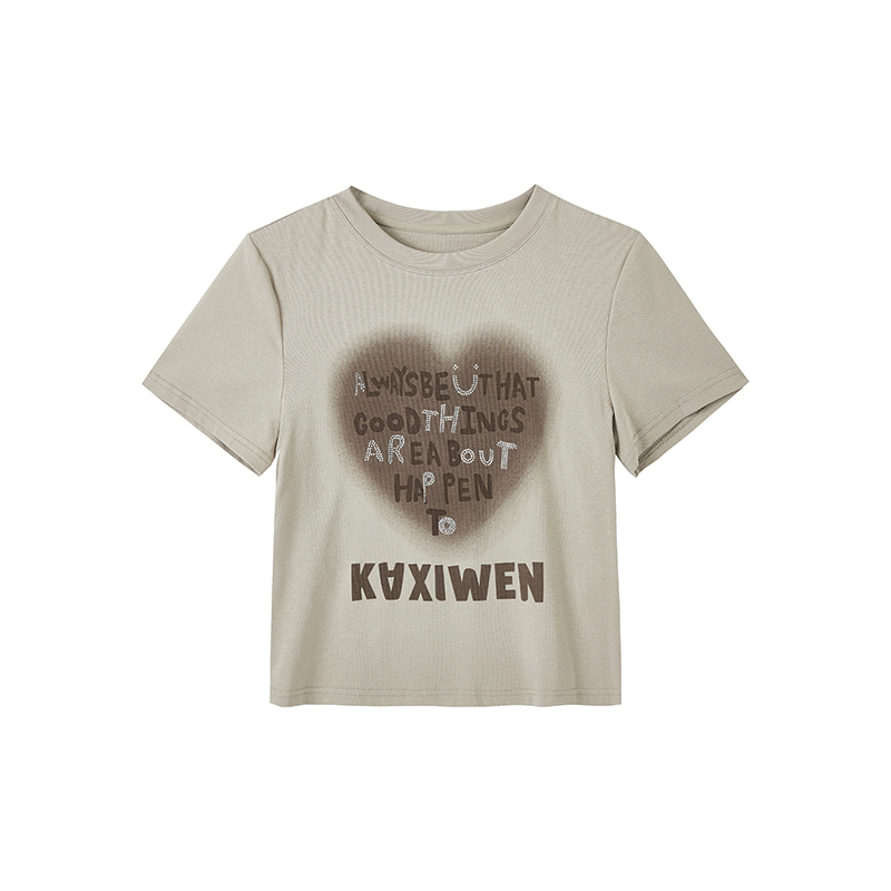 【尚雅专属】多巴胺印花T恤N2335