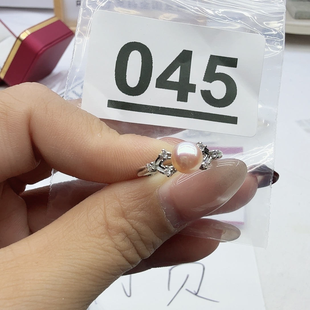 合金珠宝奇石淡水珍珠045