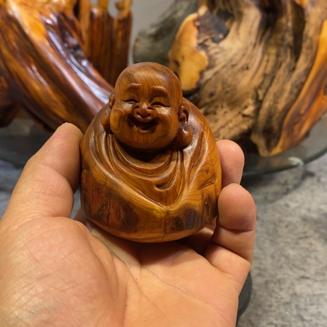 【闪购商品】柏木（崖柏）根雕木雕工艺品摆件家居手把件