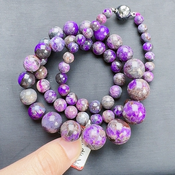 苏纪石（舒俱来）颈饰未镶嵌项链