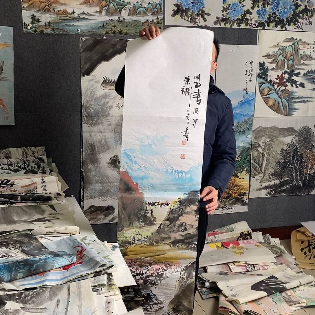 国画手写手绘国画作品9