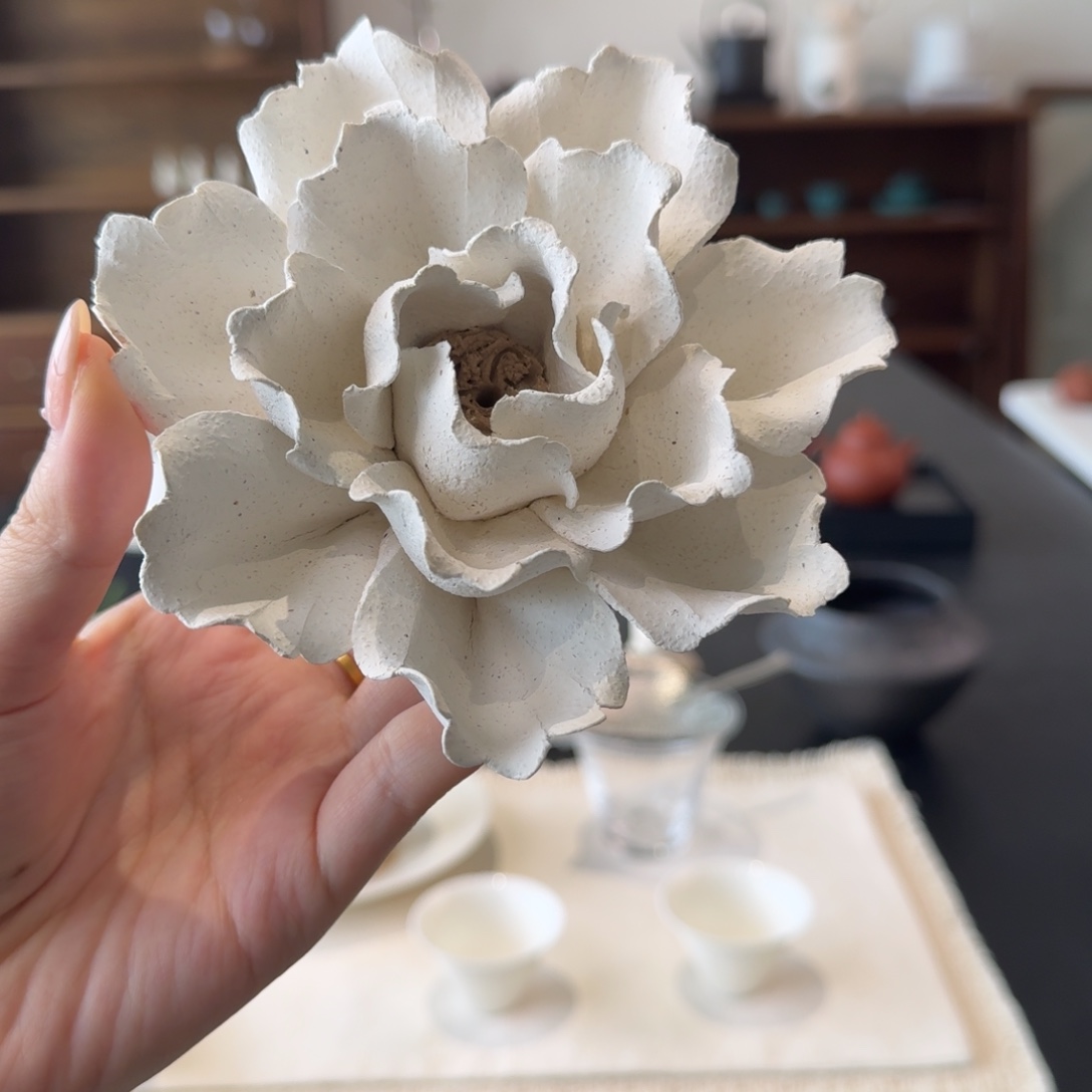 陶泥手作香插摆件