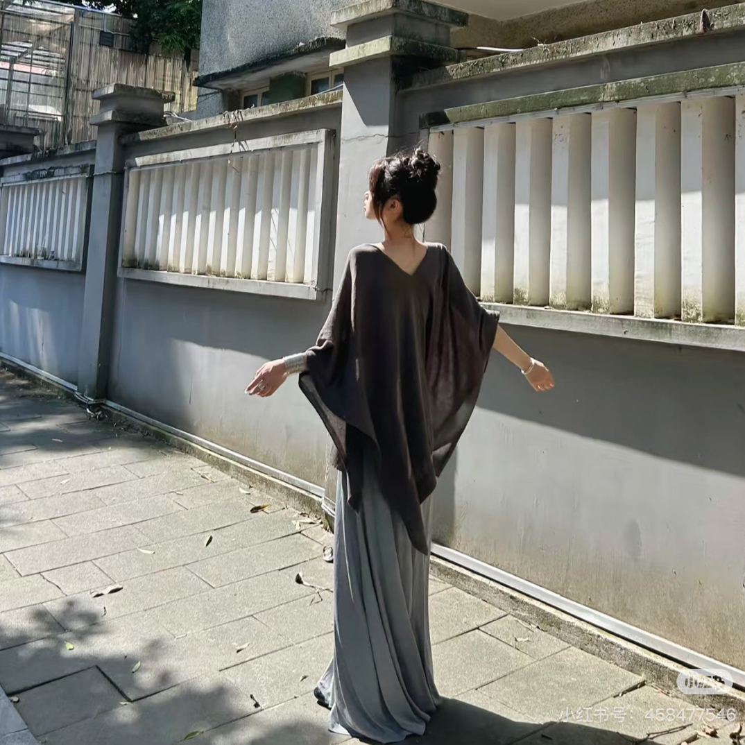 （孤品专属链接法式纯欲连衣裙百搭（默认后妈裙2025新款爆款洋气