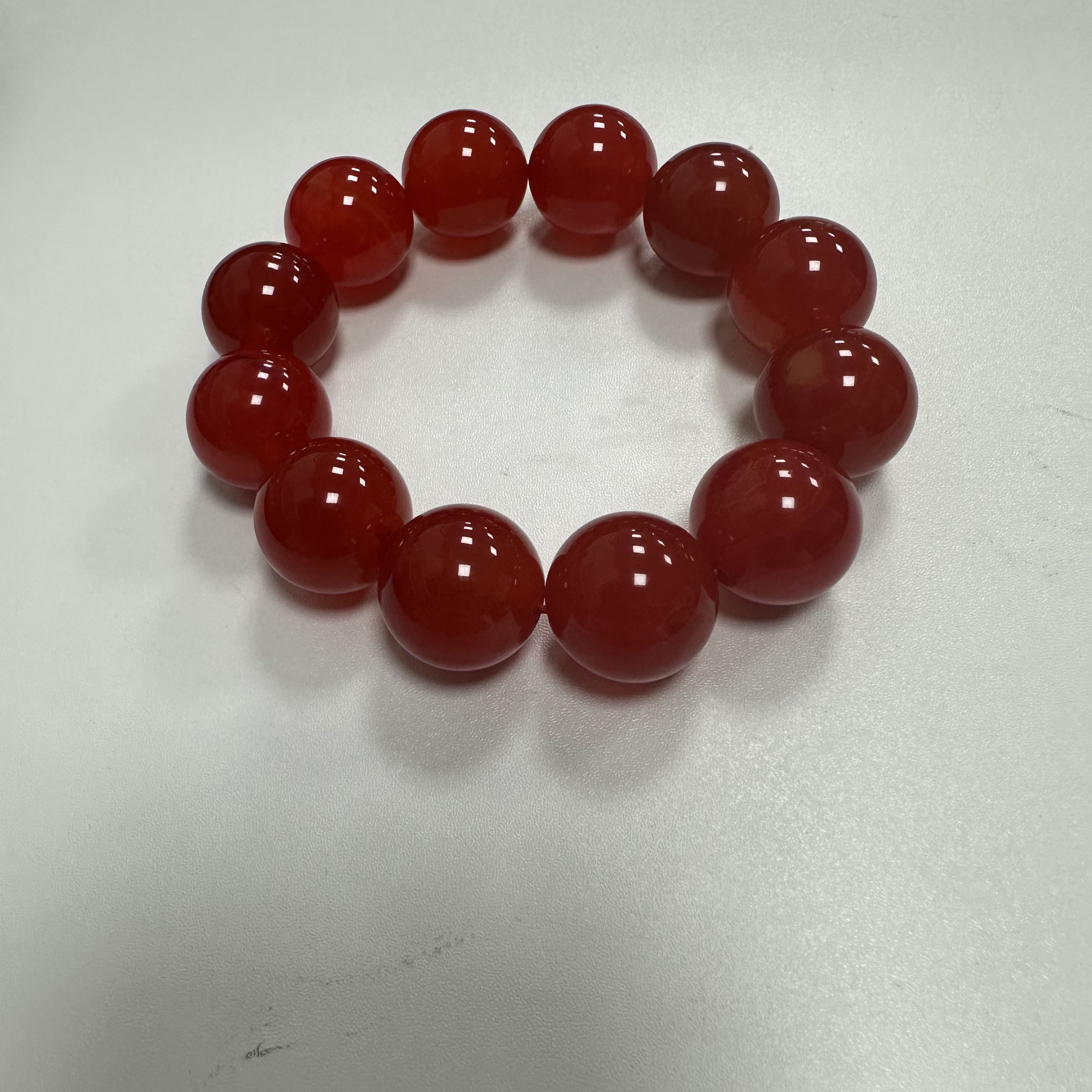 天然珠宝精品时尚百搭红   卡20手串（多样性拍一发一）