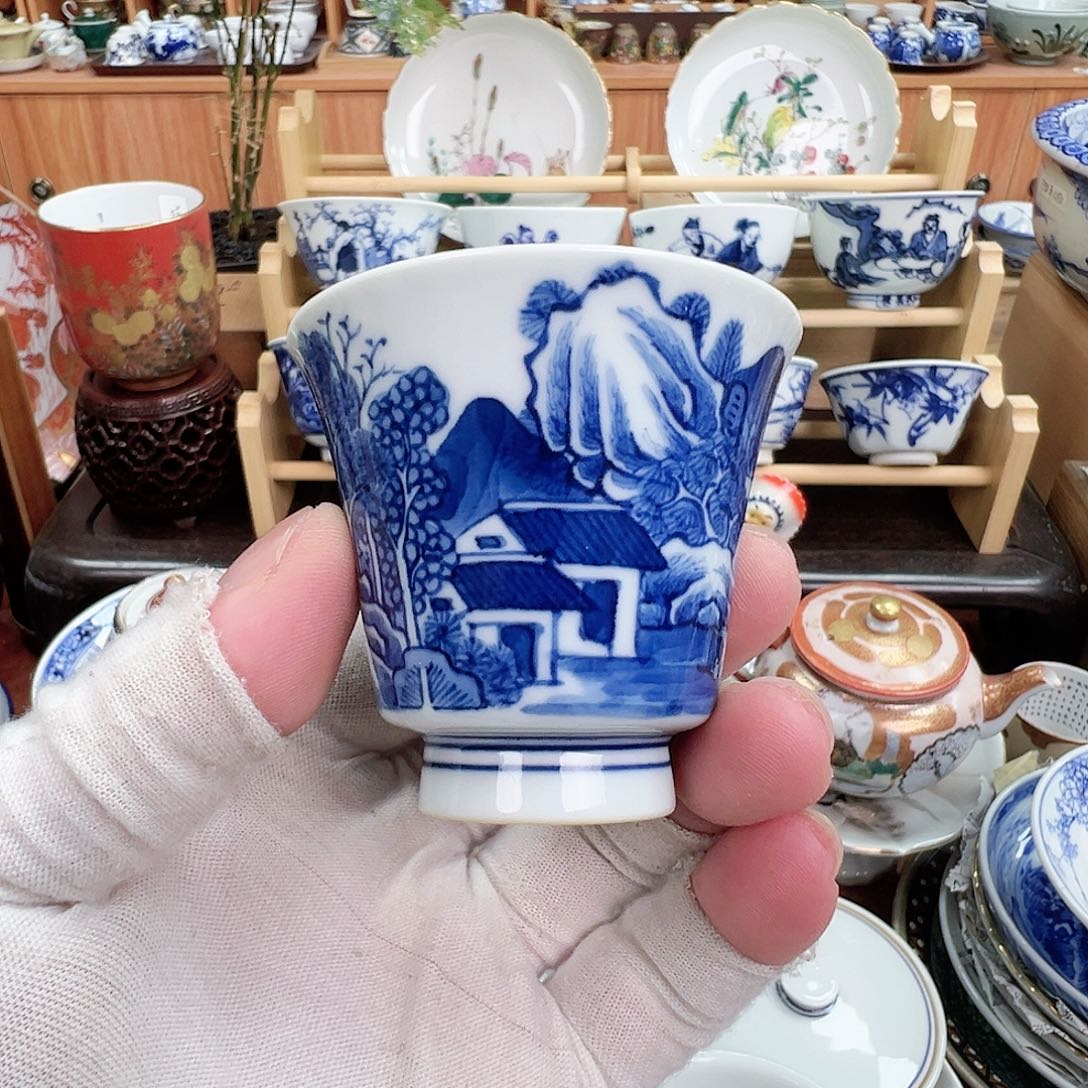 柴窑茶具寒窑茶杯