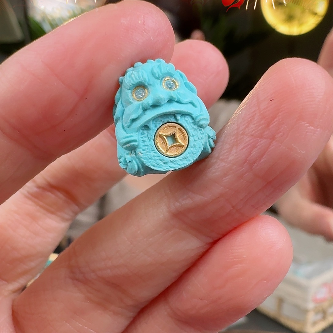 绿松石珠宝奇石未镶嵌