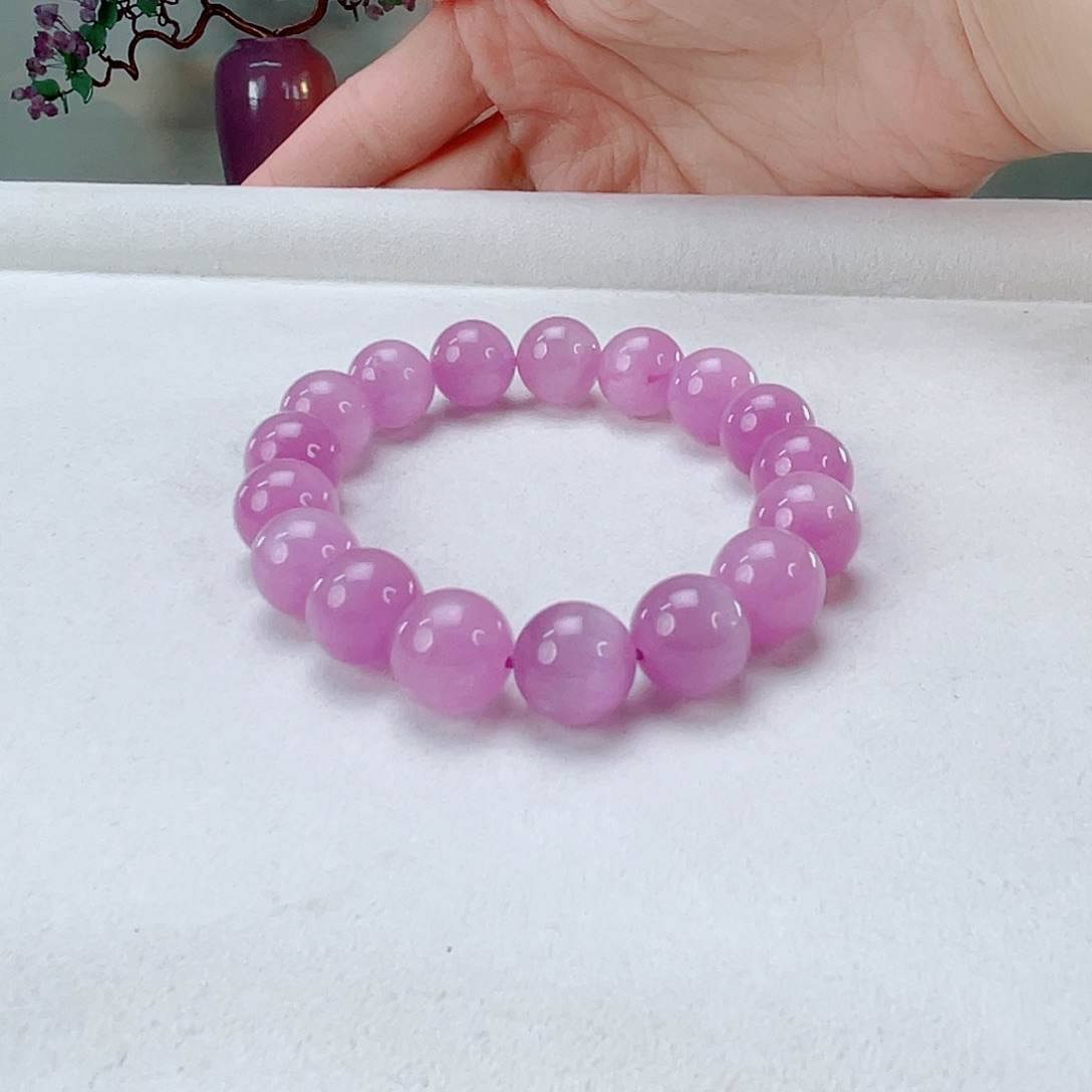 手链辉石未镶嵌紫锂辉11.8