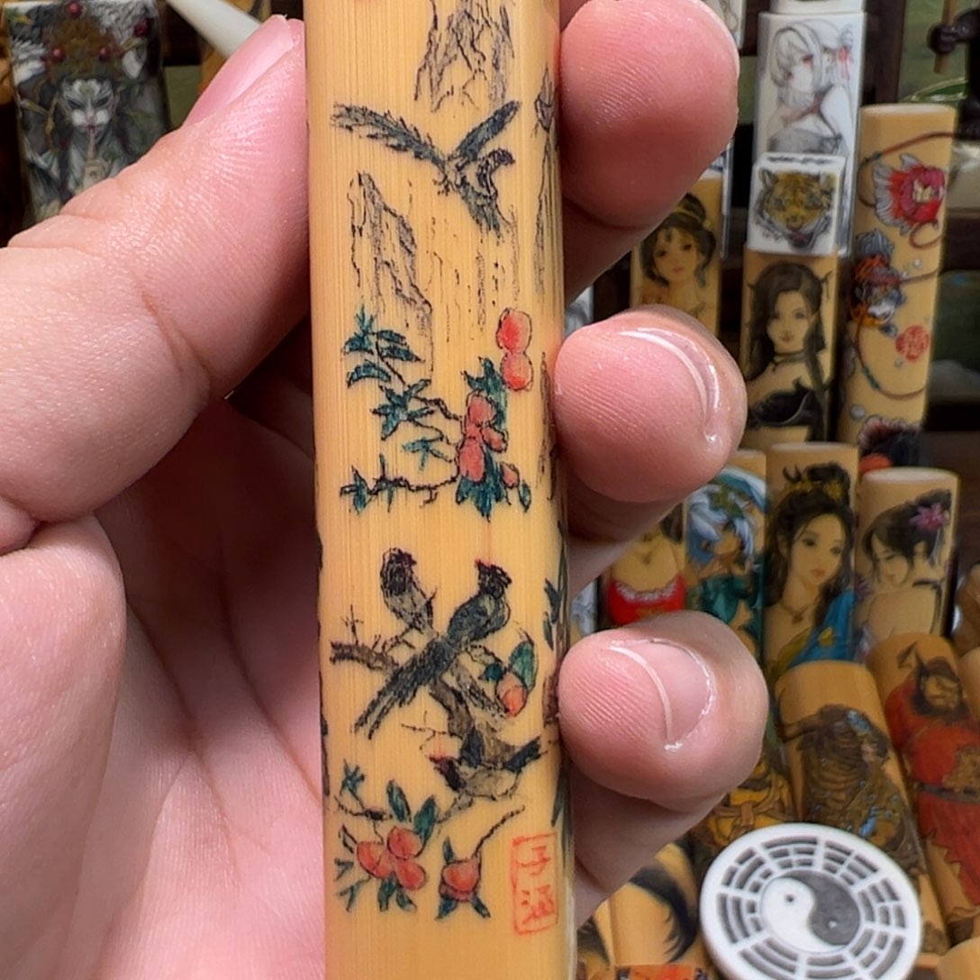 手工针刺福禄寿禧