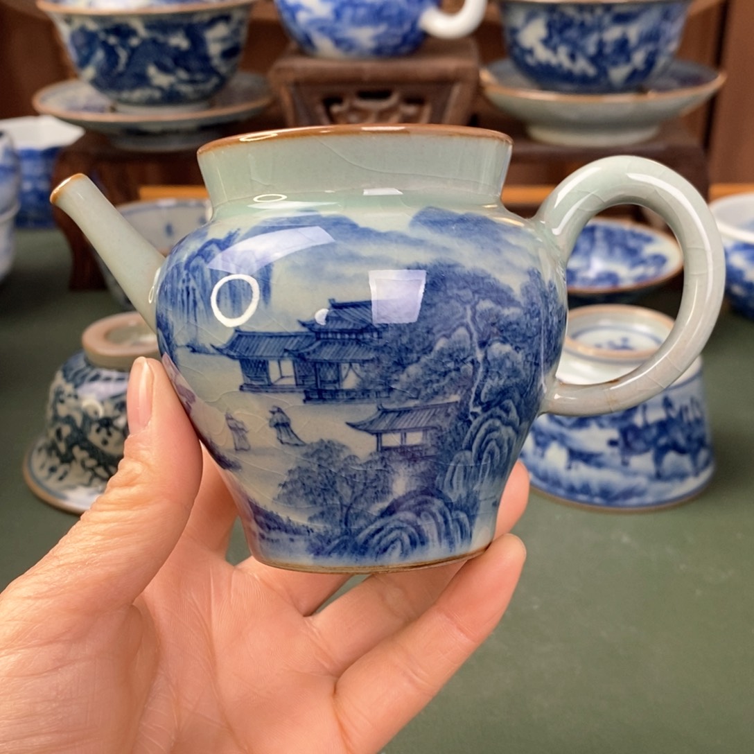 杯柠*景德镇陶瓷手工手绘