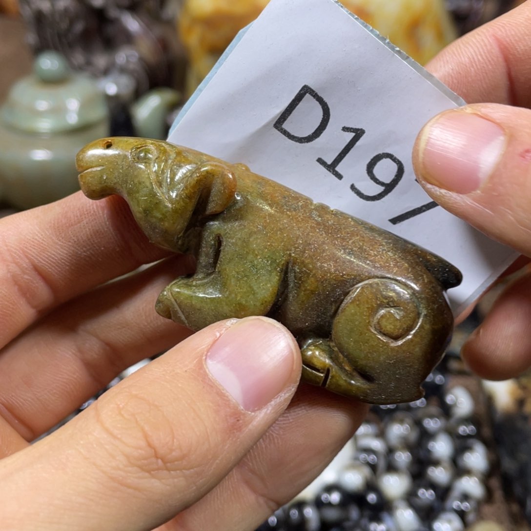 和田玉吊坠(不含链)未镶嵌