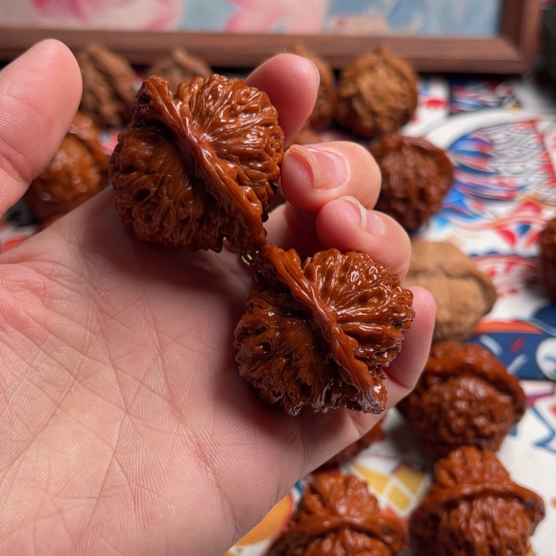 吊坠文玩核桃四座楼39