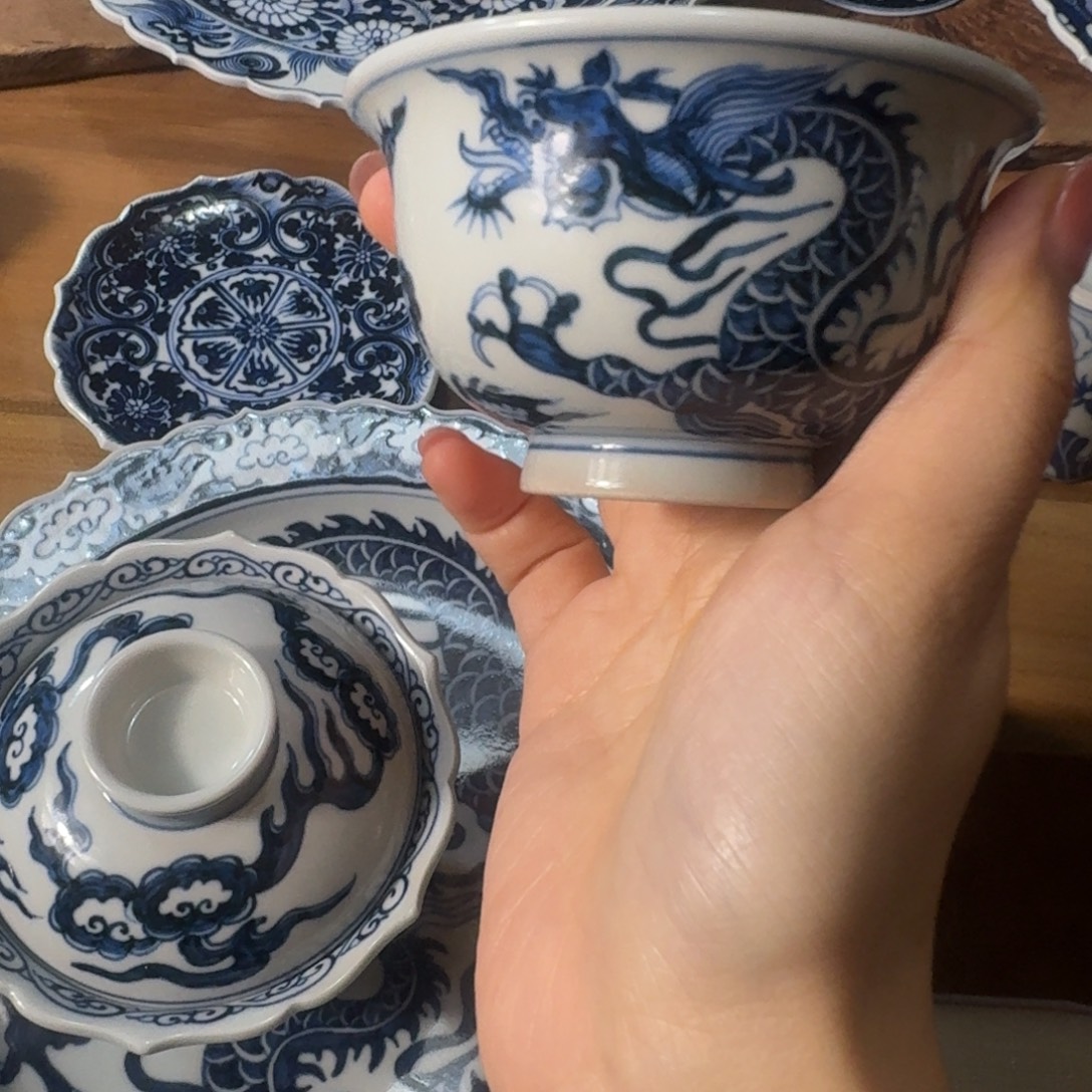 陶摆件手工手绘景德镇陶瓷