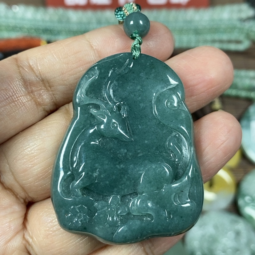 【闪购商品】翡翠颈饰未镶嵌玉吊坠翡翠玉一路有你一路相伴