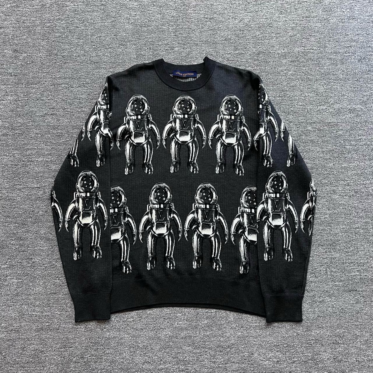 99新 LouisVuitton/路易威登 LOUISVUITTON宇航员圆领毛衣