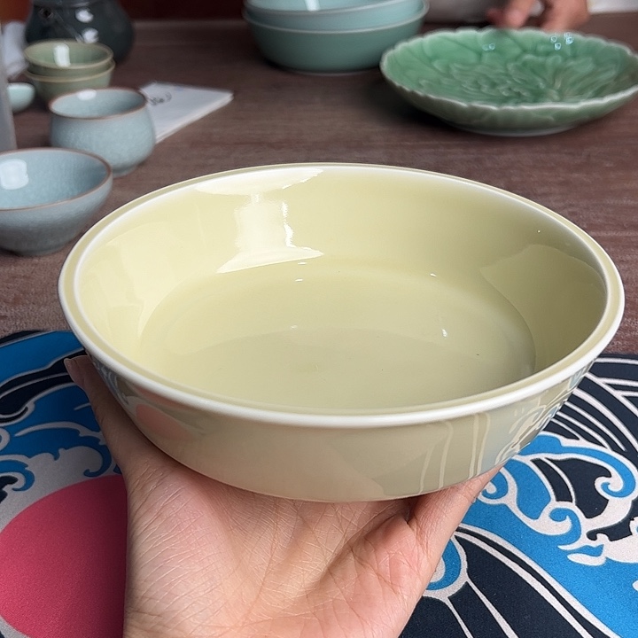 龙泉云间青瓷小米茶器