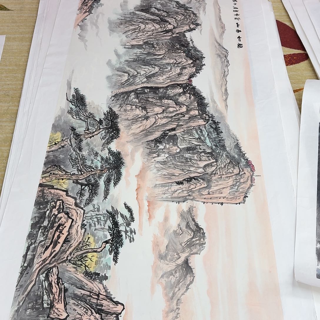 国画180.70手绘作品