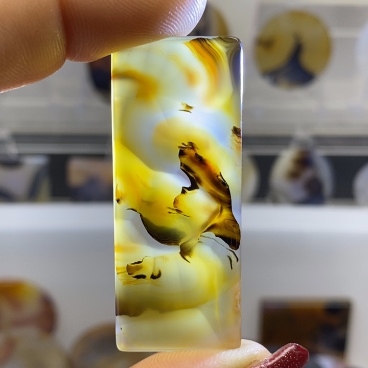 玛瑙/玉髓未镶嵌颈饰