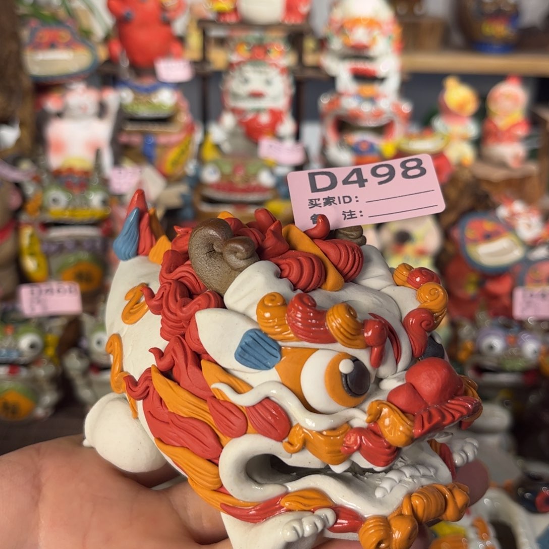 泥塑纯手工茶宠摆件