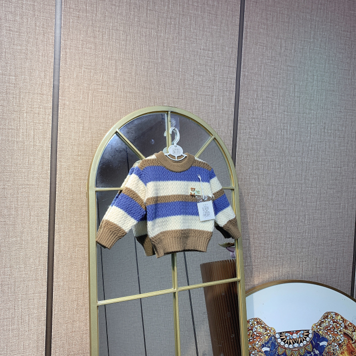 AD667     宝宝拼接套头厚毛衣   冬款