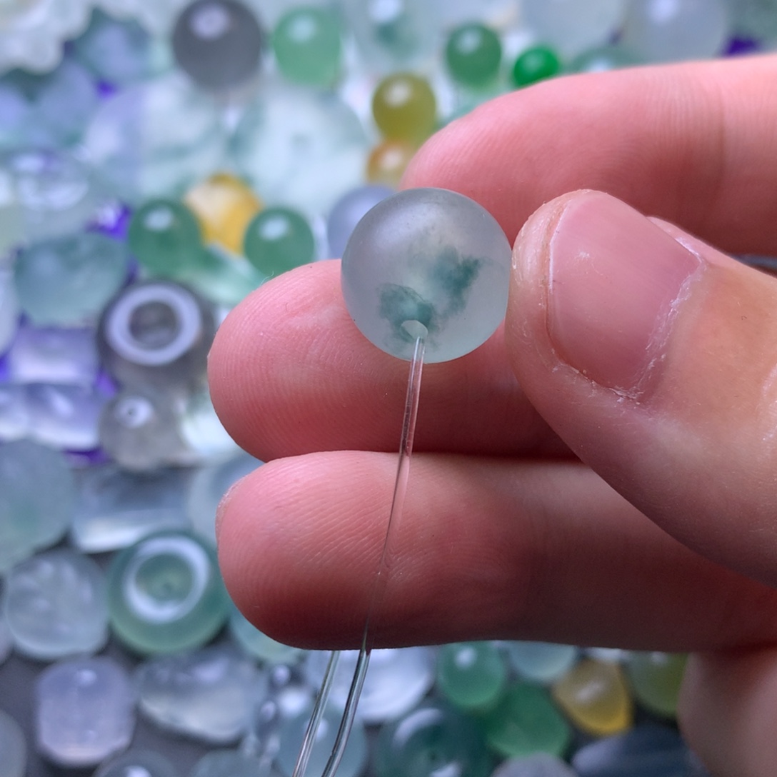 未镶嵌珠子定制翡翠珠子
