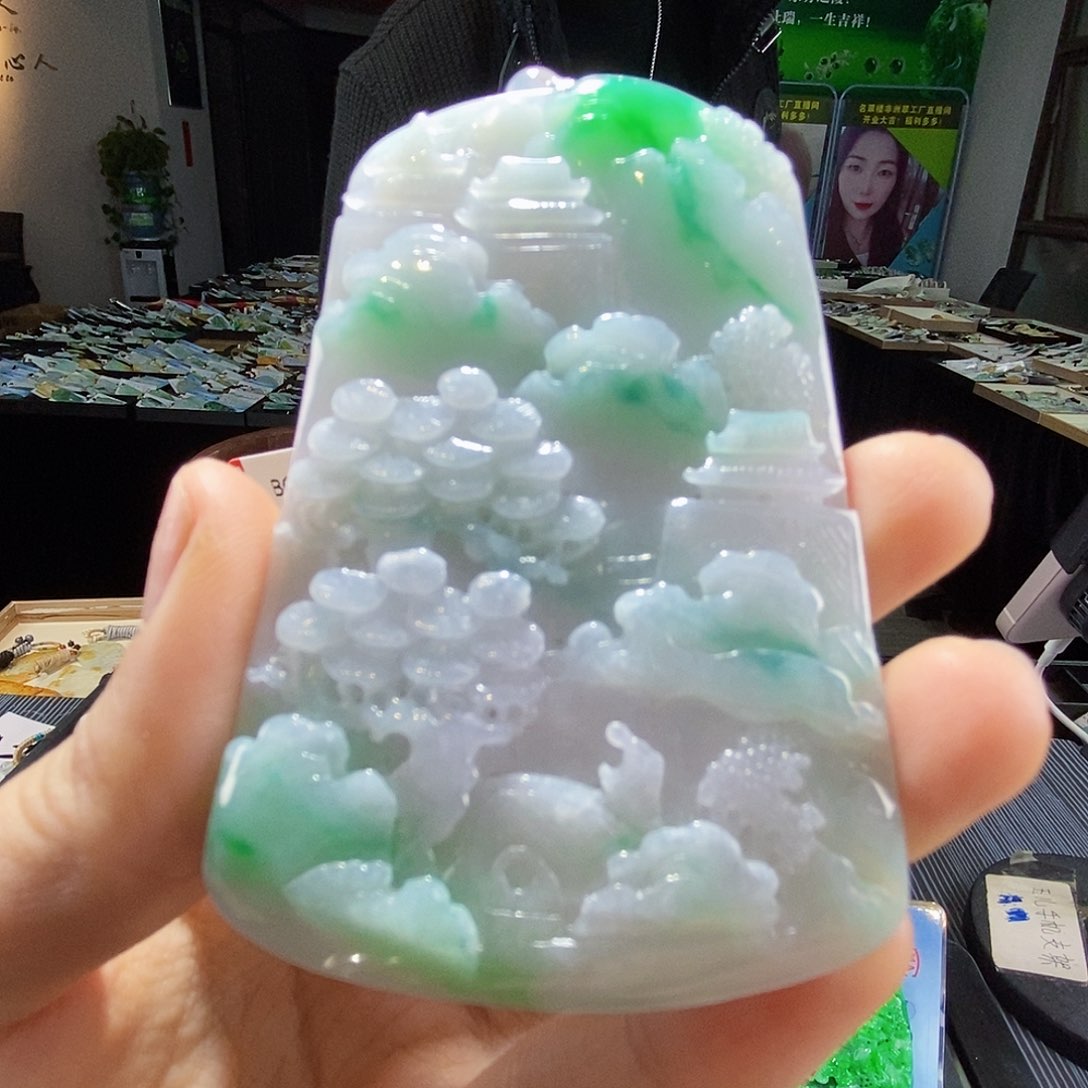 颈饰未镶嵌翡翠翡翠