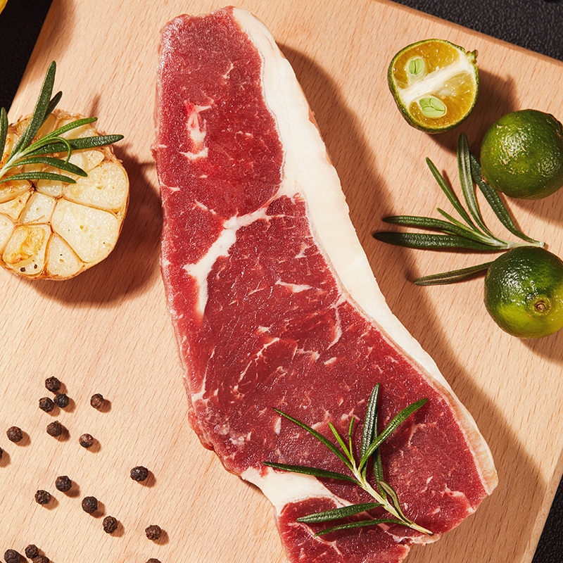 整切牛排【 东来顺】西冷牛排1kg 健身减脂厚切牛肉 儿童牛扒食材