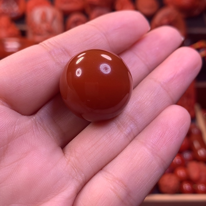 【闪购商品】南红玛瑙单珠未镶嵌卡***法