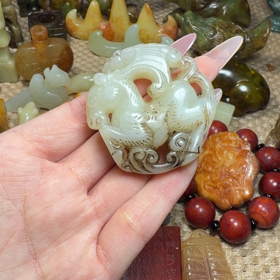 白玉菩提吊坠挂件