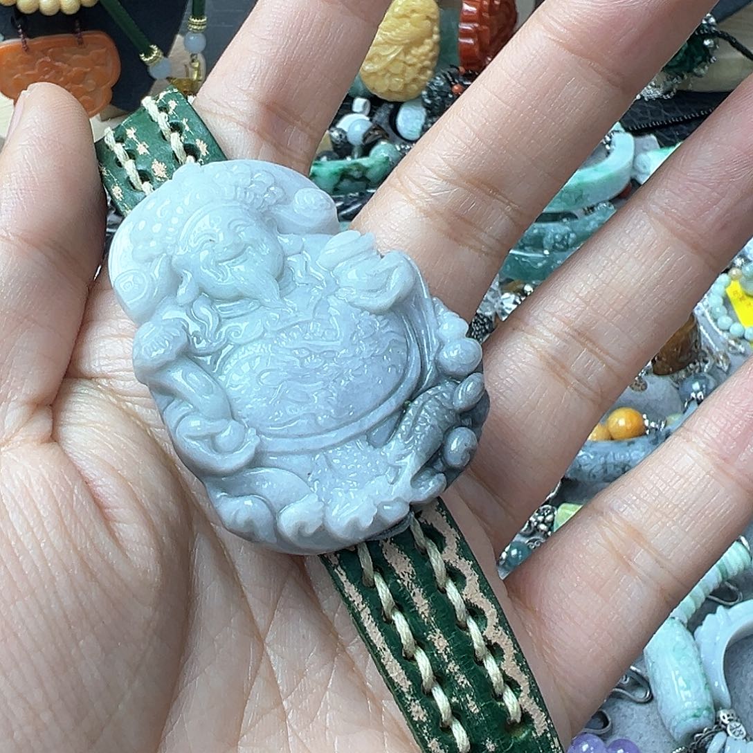 翡翠手链未镶嵌炸