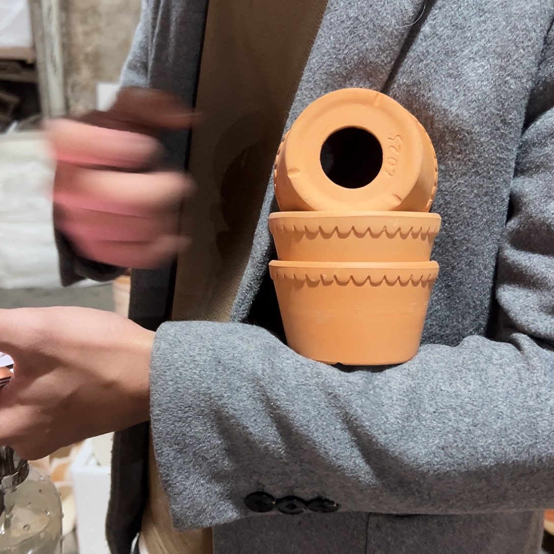 微瑕矮盆大底孔9口5高3个