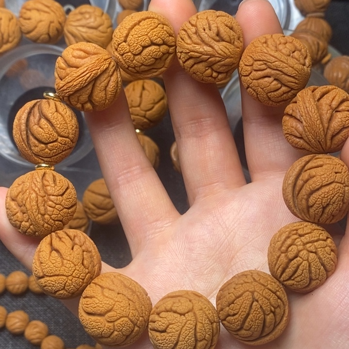 吊坠桃核秦岭山野生桃核