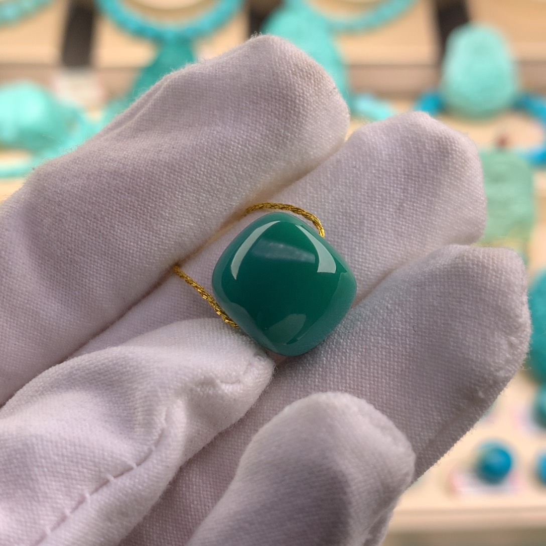 绿松石珠宝奇石未镶嵌小*头