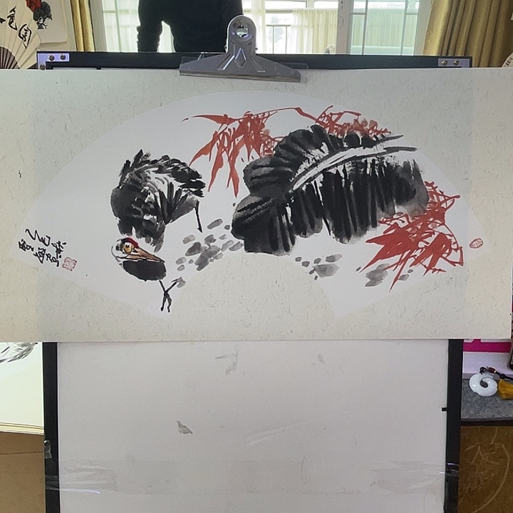 国画张圣敏先生纯手绘作品