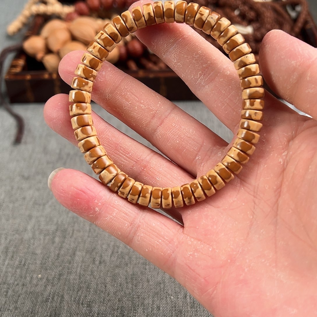 金刚菩提吊坠紫金鼠花皮鼠药片单圈