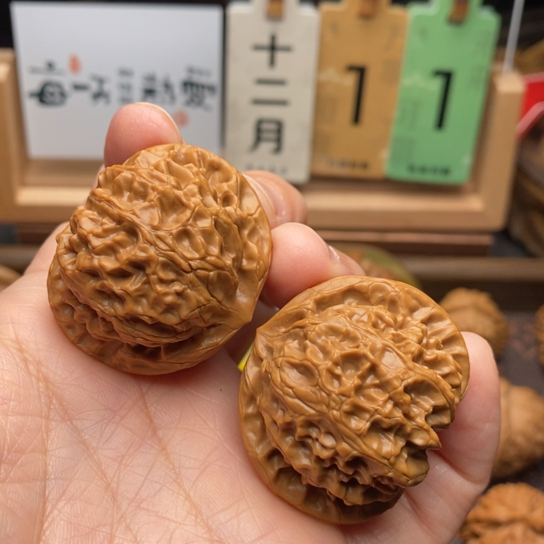 权***！把件文玩核桃宫灯40